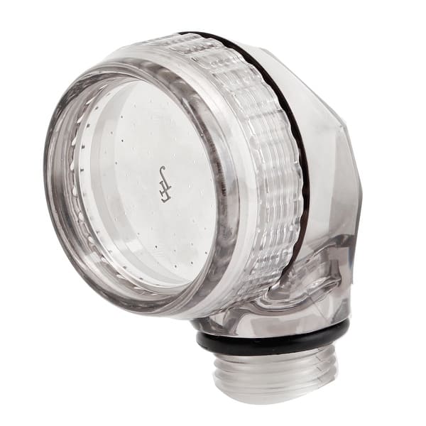 Unique Bargains Bathroom 1/2" PT Thread Gray Clear Water Sprayer Shower